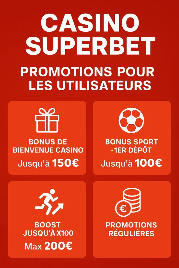 Promotions Superbet Casino France